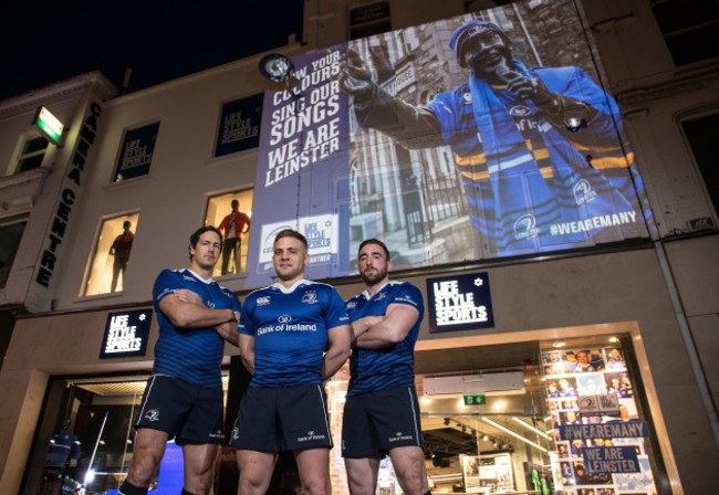 Mike McCarthy, Ian Madigan and Jack Conan