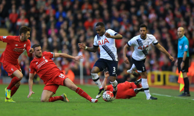 Liverpool v Tottenham Hotspur - Barclays Premier League - Anfield