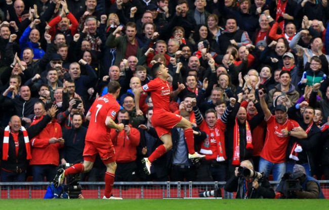 Liverpool v Tottenham Hotspur - Barclays Premier League - Anfield