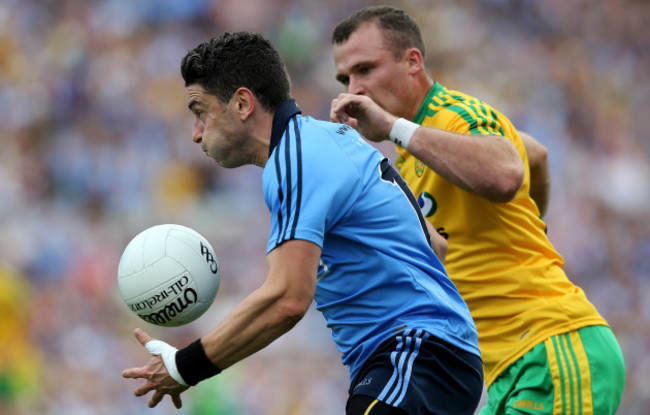 Bernard Brogan with Neil McGee