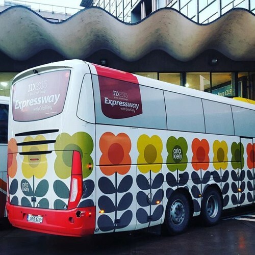 I am designer #ID2015 #OrlaKiely #BusEireann #irishdesign