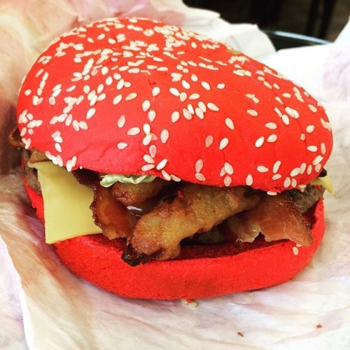 The angriest whopper! Not a fast food guy but this wasn't bad! #angriestwhopper #whopper #burgerking