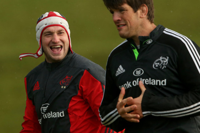 Johne Murphy and Donncha O'Callaghan