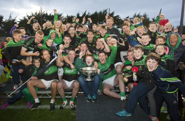 The Nemo Rangers team celebrate winning