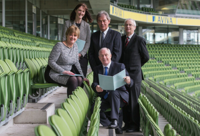 Dr. Úna May, David Howman, John Treacy, Caroline Murphy and Michael Ring, T.D
