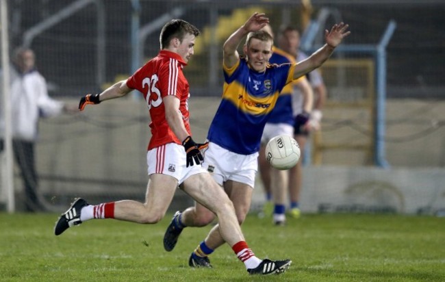 Cian Dorgan misses with the last kick of the game to level the match