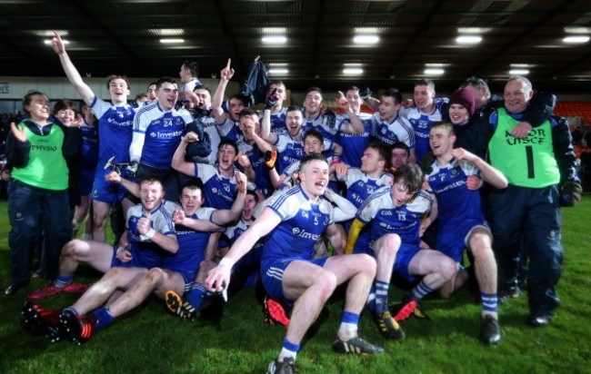 Monaghan celebrate winning