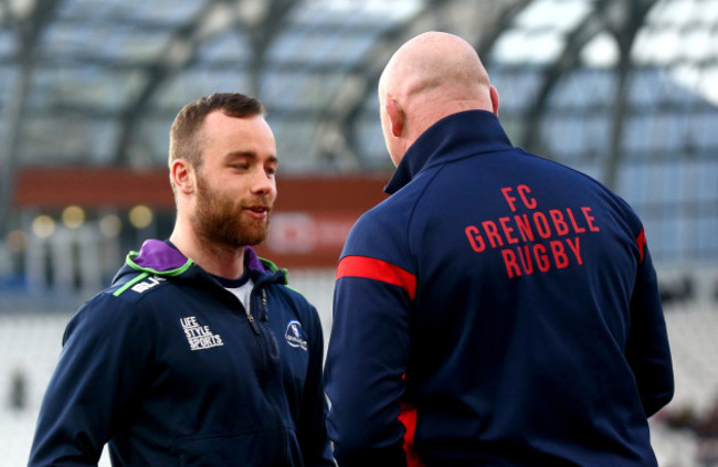 Shane O'Leary speaks to Bernard Jackman