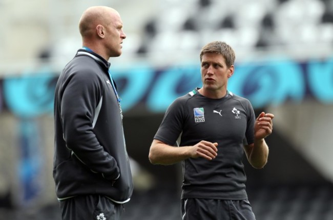 Paul O'Connell and Ronan O'Gara