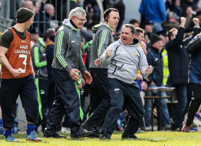 Davy Fitzgerald celebrates at the final whistle