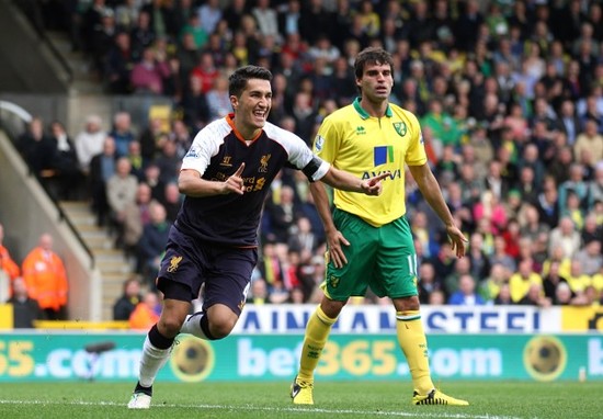 Soccer - Barclays Premier League - Norwich City v Liverpool - Carrow Road