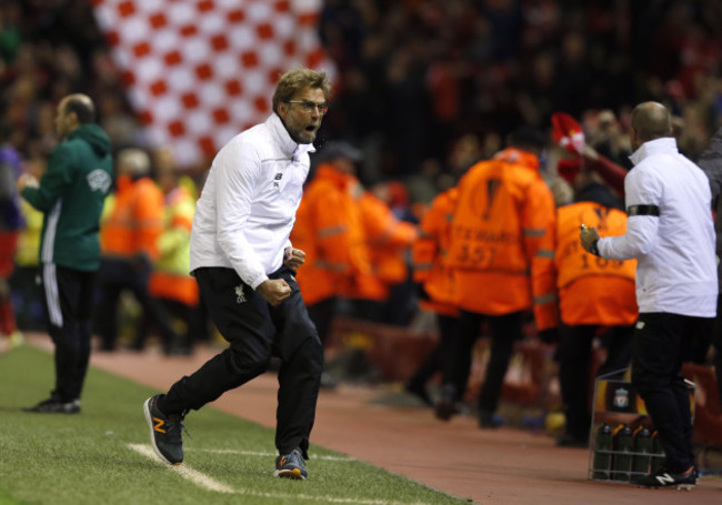 Liverpool v Borussia Dortmund - UEFA Europa League - Quarter Final - Second Leg - Anfield