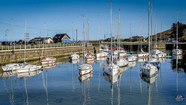 With summer just around the corner let's hope we'll get a few days like this. Wouldn't it be great to see boats back in the harbour this year. Here's hoping! #sabikphotography #insta_ireland #instagram #instaireland #courtown #wexford #ireland #boat #boats #yacht #yachts #sky #clouds #cloud #sea #rnli #lifeboat