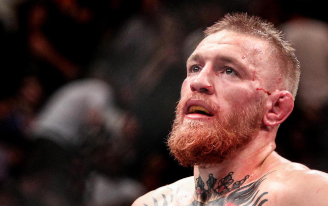 Conor McGregor dejected