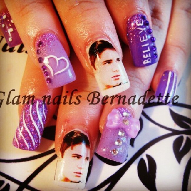 #justin #justinbieber #justinbiebernails #gelnails #gelnailscork #purplenails #celebritynails #justinfans #glamnailsbernadette #squarenails #tips