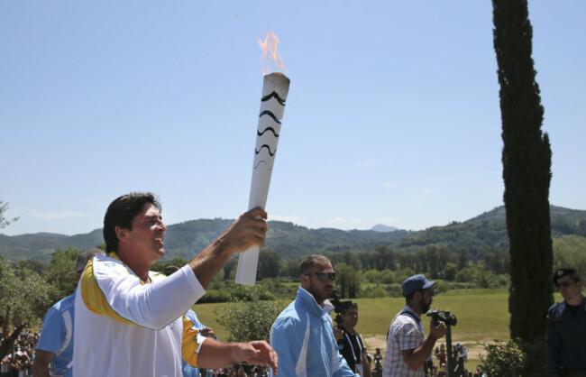 Greece Rio Olympics Flame Lighting