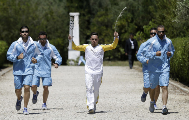 Greece Rio Olympics Flame Lighting