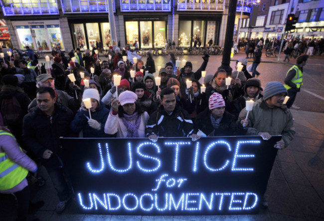 17/12/2011 Undocumented Campaigns Protests