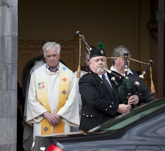 22/4/2016. Martin O'Rourke Funeral. Pictured at th