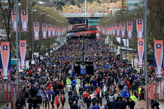 Everton v Manchester United - Emirates FA Cup - Semi-Final - Wembley Stadium