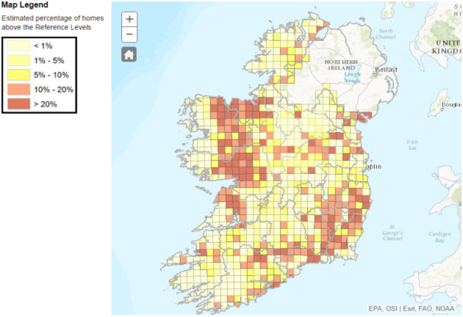 radon map