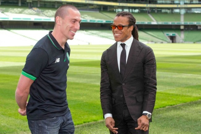 Scott Brown with Edgar Davids