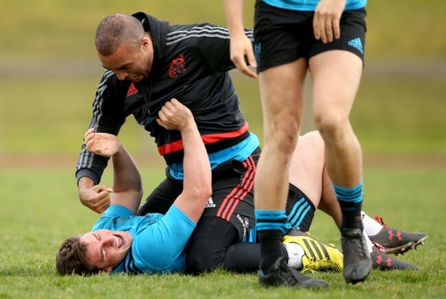 Ian Keatley and Simon Zebo