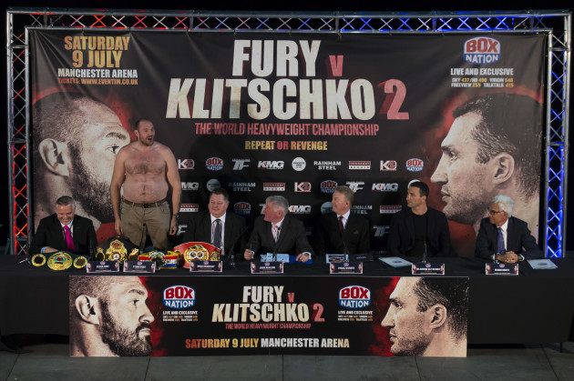 Britain Boxing Fury Klitschko