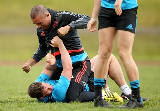 Ian Keatley and Simon Zebo