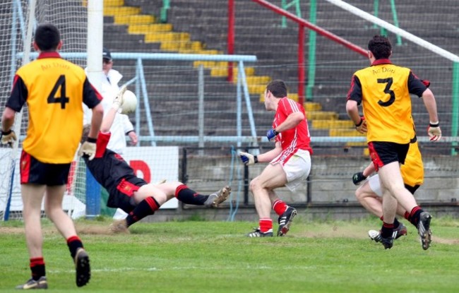 Colm O'Driscoll scores a goal