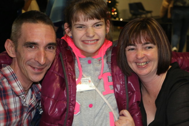 Sharon and Danny Lynch welcome Nastya 'home'  Christmas 2015