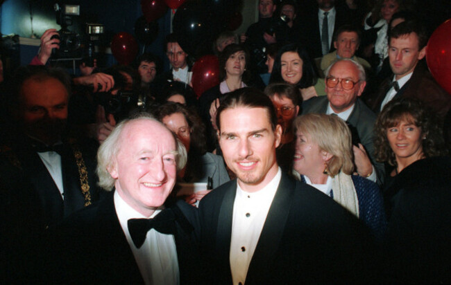 TOM CRUISE IN IRELAND 1995 HOLLYWOOD FILM STARS