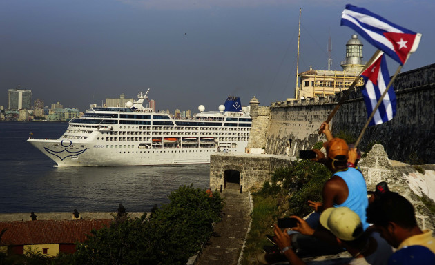 APTOPIX Cuba Cruises