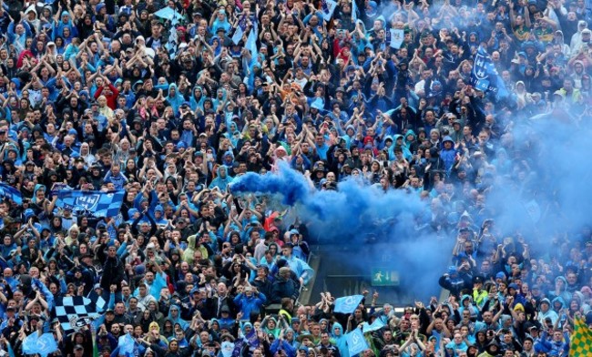 Dublin supporters on Hill 16