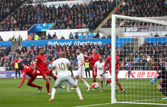 Swansea City v Liverpool - Barclays Premier League - Liberty Stadium