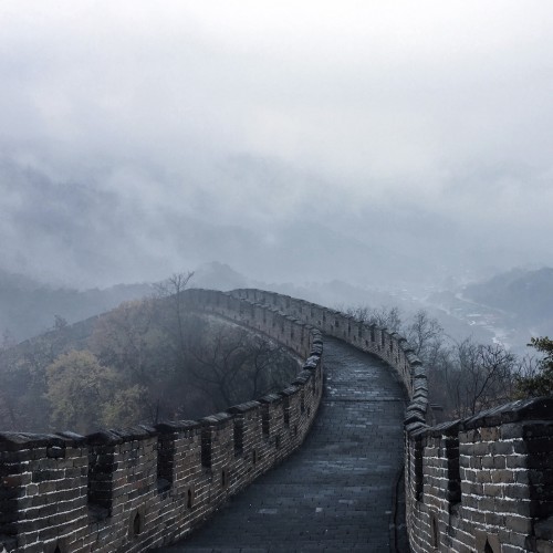 Early Morning on The Great Wall of China