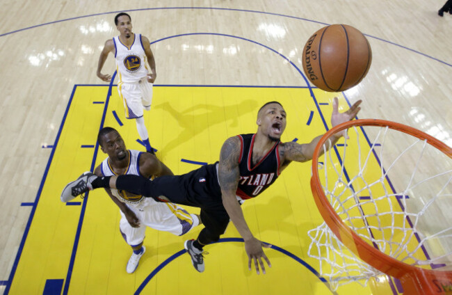 Trail Blazers Warriors Basketball