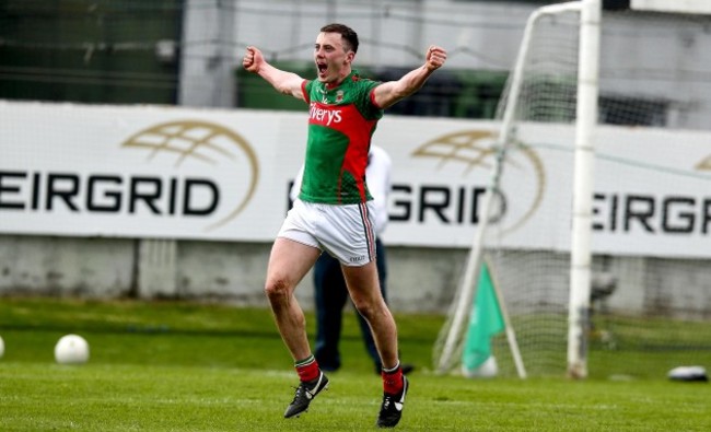 Diarmuid O'Connor celebrates at the final whistle