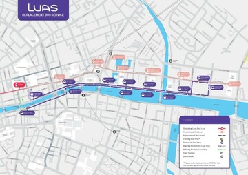 Luas Replacement Bus Service_Route Map