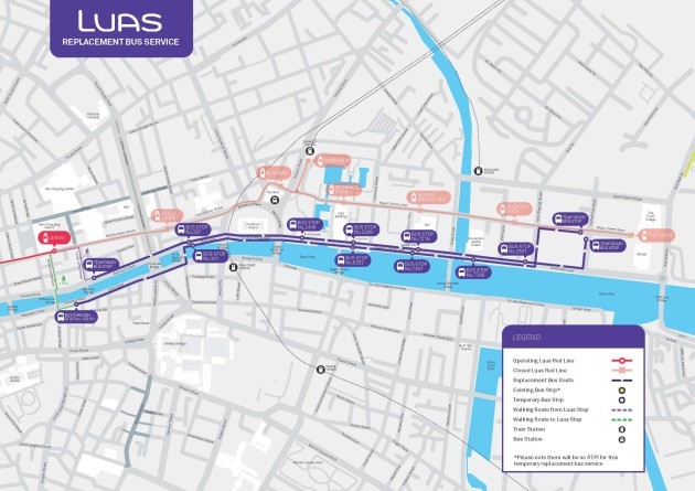 Luas red line user? Your usual stop might be closed off this summer