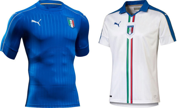 Italy euro 2016 home away kits released