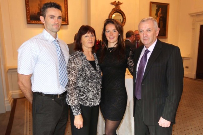 Peter, Angela, Jenny and Tom Egan