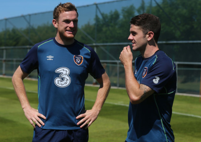 Soccer - UEFA Euro 2016 - Qualifying - Group D - Republic of Ireland v Scotland - Republic of Ireland Training - Gannon Park