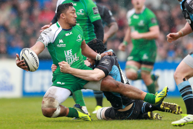 Bundee Aki and Tim Swinson