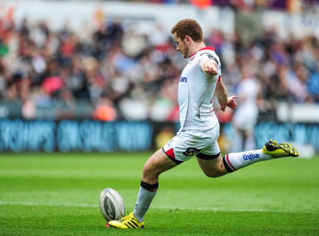 Paddy Jackson converts his side's second try