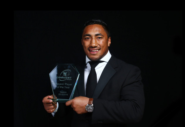 Connacht Rugby Players’ Player of the Year Bundee Aki