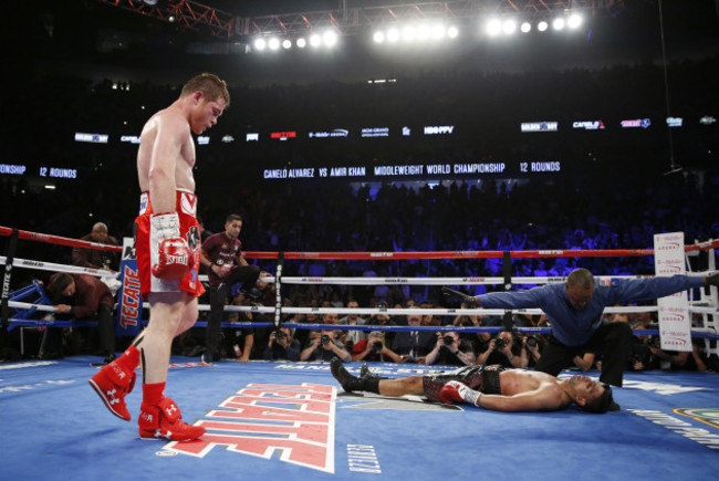 Amir Khan v Saul Alvarez - T Mobile Arena