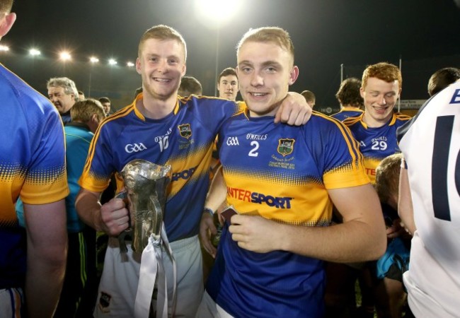 Jason Lonergan and Kevin Fahey celebrate