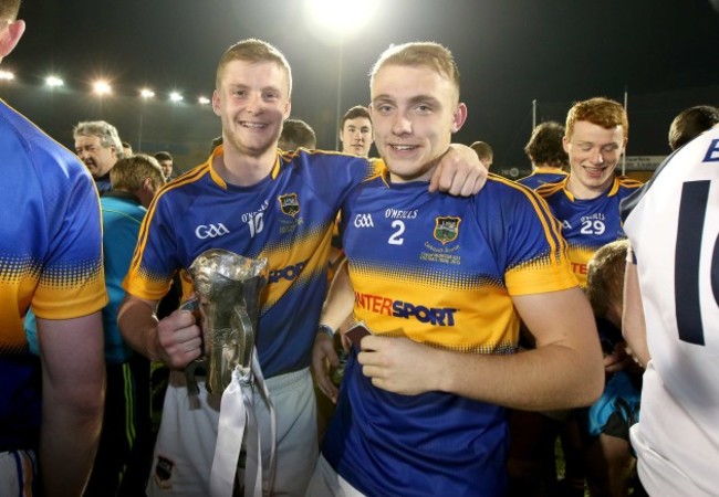 Jason Lonergan and Kevin Fahey celebrate