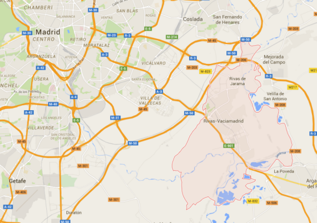 area of arrest